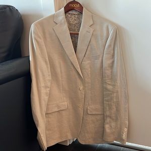 Ralph Lauren Linen oatmeal/light tan men’s sport coat size 38R